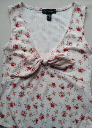 Боді в квітковий принт