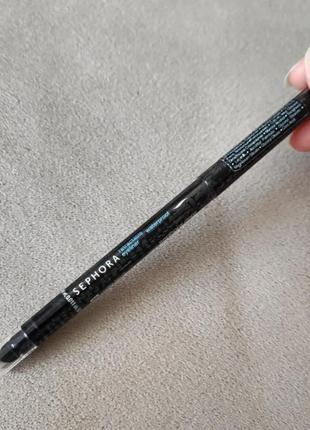 Водостойкий механический карандаш для глаз sephora collection retractable waterproof eyeliner1 фото