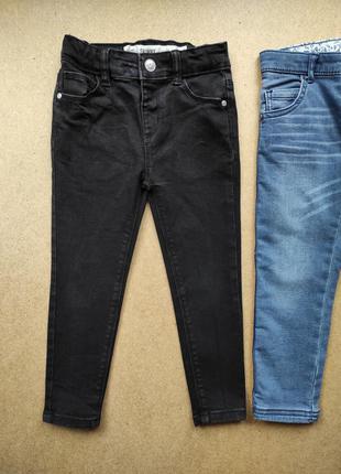 Теплые джинсы на подкладке утепленные mothercare скини8 фото