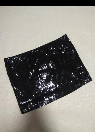 Міні спідниця в паетках,спідниця стрейч,спідниця міні ошатна