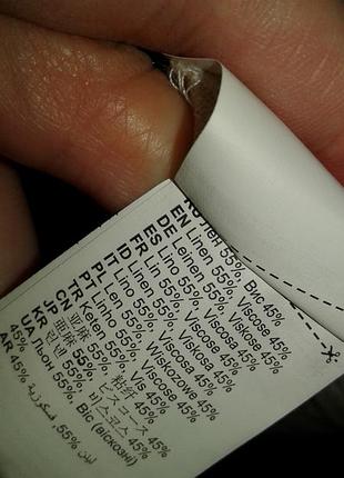 Шикарная брендовая льняная юбка миди9 фото