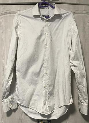 Мужская рубашка в полоску  zara