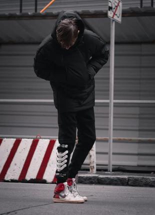 Чоловіча зимова куртка smart 🔝 чорна4 фото