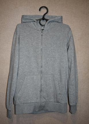 Кофта на блискавці утеплена капюшонка h&m