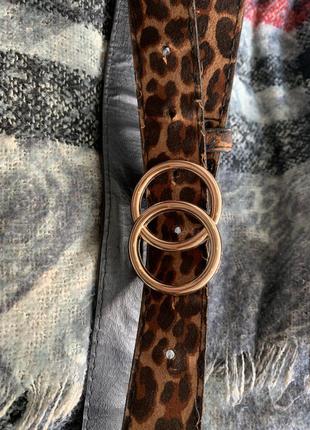 Ремень 80 см. леопард