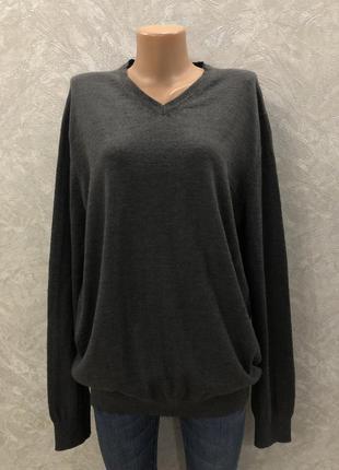 Пуловер джемпер 100% мериносовая шерсть размер 14-16