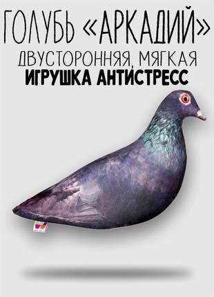 Мягкая игрушка антистресс wonkey голубь аркадий 40см.