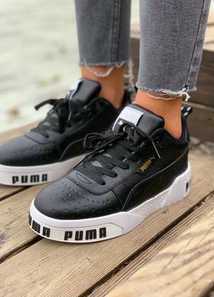 Puma cali зимние кроссовки7 фото