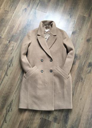 Luxury брендовое женское шерстяное пальто h&m manteco italy 🇮🇹 оригинал