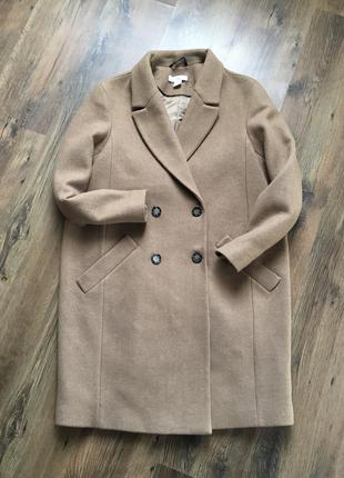 Luxury брендовое женское шерстяное пальто h&amp;m manteco italy 🇮🇹 оригинал2 фото