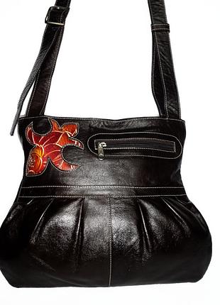 Шкіряна сумка натуральна шкіра