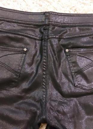 Брюки штаны под кожу кожаные кожа джинсы9 фото