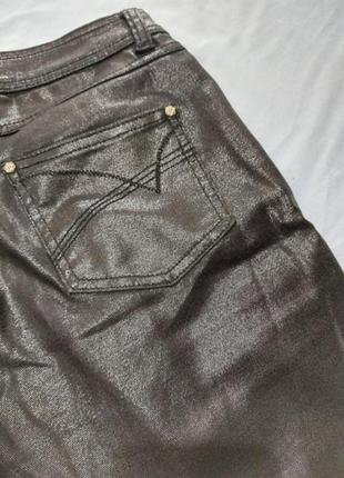 Брюки штаны под кожу кожаные кожа джинсы2 фото