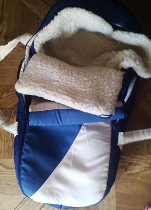 Конверт на овчине плюс сумка