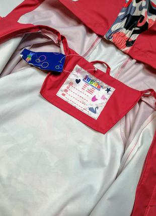 Куртка дождевик для девочки германия рост 98/104, 110/1167 фото