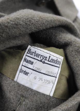 Кашемірове пальто хакі burberrys5 фото