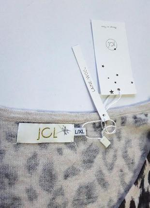 Стильный свитер-туника в леопардовый принт jcl2 фото