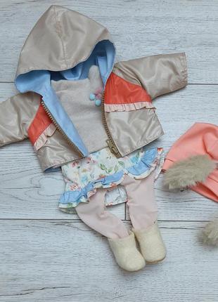 Комплект одежды из 8 предметов для куклы babyborn5 фото