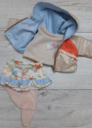 Комплект одежды из 8 предметов для куклы babyborn3 фото