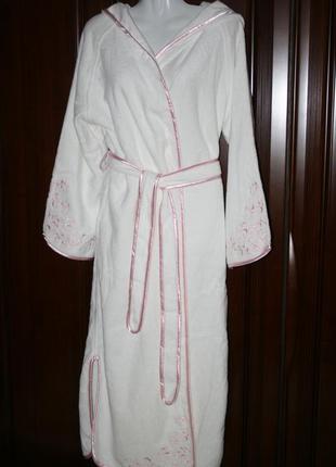 Шикарний махровий хала з капюшоном soft cotton преміальної якості 100% котон2 фото