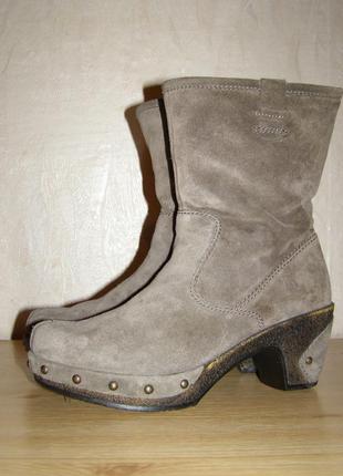 Теплі черевички gabor, 38,5 р, нат.шкіра +хутро, німеччина1 фото