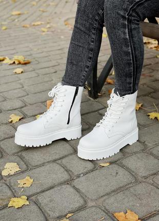 Черевики демісезон / європейська зима натуральна шкіра