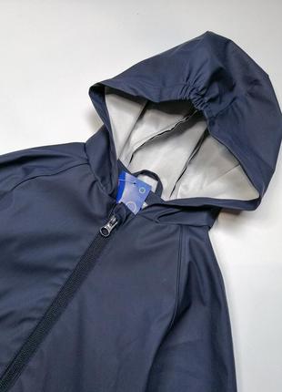 Куртка дождевик синяя нижняя для девочки рост 110/1163 фото
