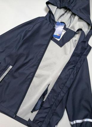Куртка дождевик синяя нижняя для девочки рост 110/1165 фото