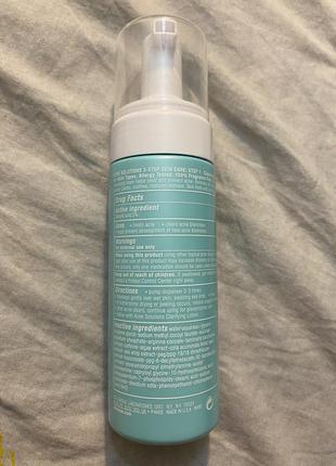 Очищающая пенка для умывания лица с салициловой кислотой от акне clinique оригинал