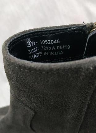 Стильные замшевые ботинки челси m&s р.36-36.5 кожа6 фото