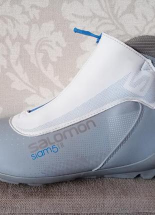 Ботинки лыжные salomon siam 5 tr ski boots 25,5 cm uk7 eur 40,5 usa 8,5