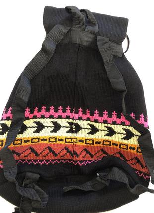 Набор вязаный рюкзак + шапка орнамент. распродаж вещей 🔥3 фото