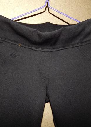 Плотные трикотажные штаны лосины леггинсы4 фото