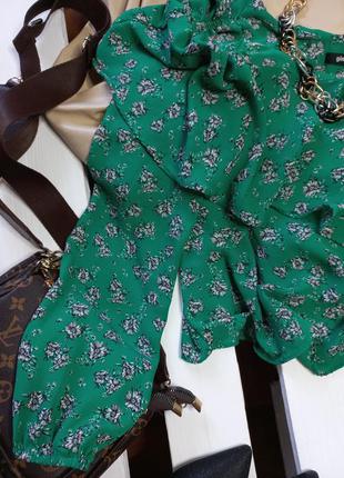 💚стильна блуза трендового кольору з відкритими плечима ginatricot 💚2 фото
