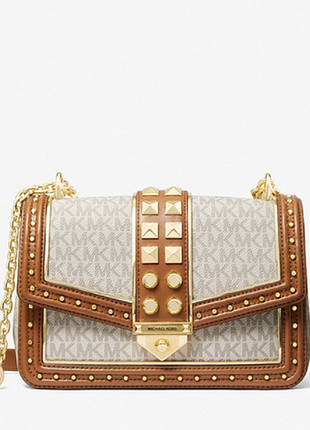 Сумка через плечо soho с заклепками и логотипом michael kors оригинал
