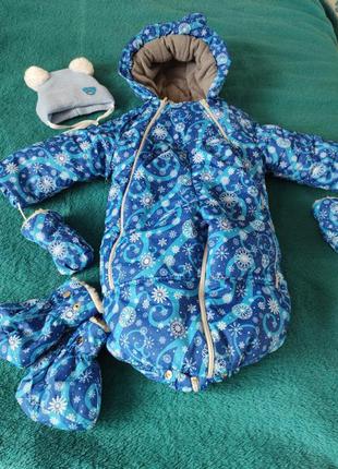 Комбінзон трансформер,конверт для виписки. дуже теплий.