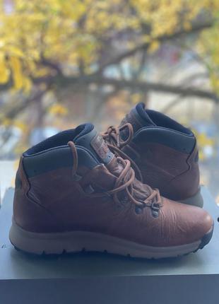 Ботинки timberland мужские кожаные коричневые6 фото