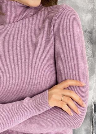 Гольф водолазка рубчик свитер кофта джемпер светер3 фото