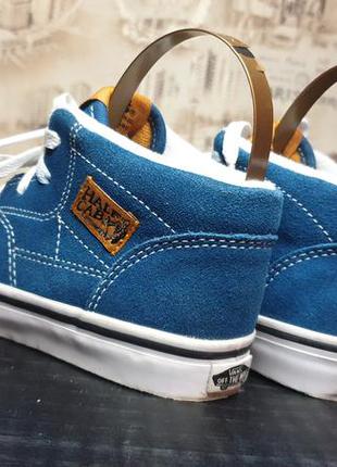 Высокие кеды vans half cab 10 oz canvas6 фото