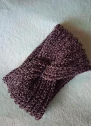 Hand made-пов'язка на голову.3 фото