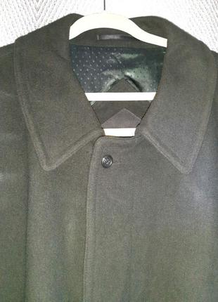 Чоловіче вовняне пальто демісезонне,осіннє кашемірове пальто на підкладці.великий розмір, батал3 фото