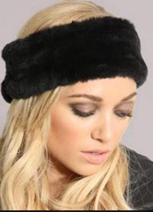 Хутряна пов'язка, шапка снуд