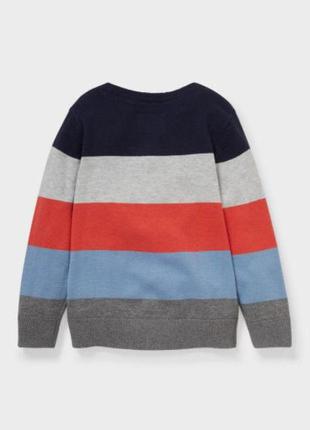 Кофта свитер для мальчика c&a мелкая трикотажная вязка1 фото