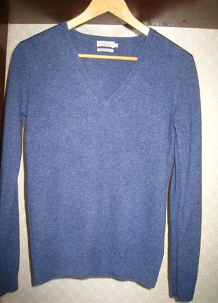 Кашеміровий светр, кашемір , джинсового кольору