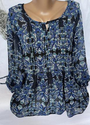 Шикарна повітряна блуза шифон