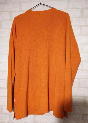 Кардиган, кофта, джемпер, светр кольору оранж. esprit. оверсайз10 фото