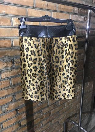 Юбка карандаш из натурального хлопка luisa spagnoli