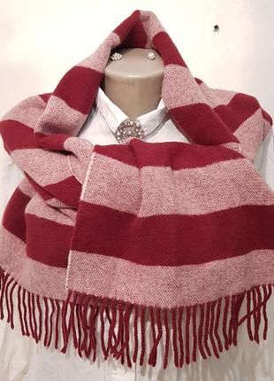Изумительный шарф lyle scott scotland 100% шерсть ягненка