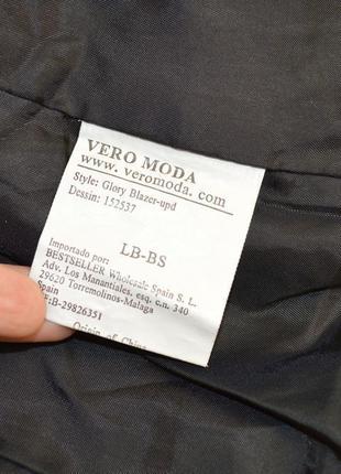 Красивый легкий пиджак жакет блейзер vero moda вышивка этикетка5 фото