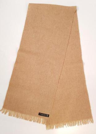 Изумительный шарф красивого песочного цвета 100% шерсть ягненка4 фото